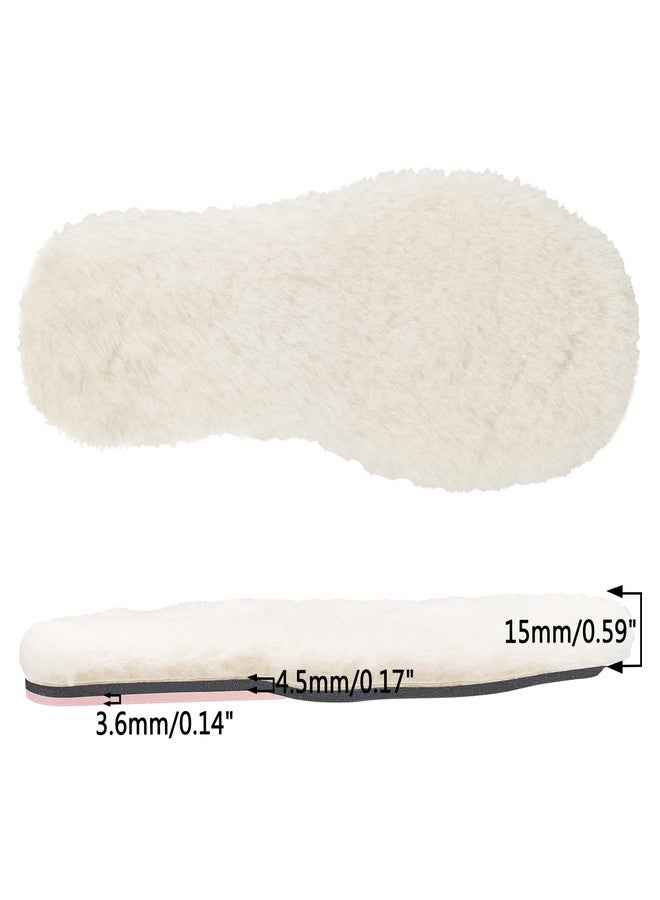 Endoto Sheepskin Insoles for UGG Women Slipper Replacement Inserts(Color:Pink,Size:Women8-EU39) - Image 2